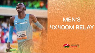 Mens 4x400m Final  World Athletics U20 Championships [upl. by Snevets853]