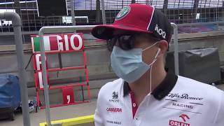 KIMI RAIKKONEN LEFT WHEN ASKED TO TALK IN FINNISH  F1 2020 STYRIAN GP  SAME OLD KIMI  INTERVIEW [upl. by Ilatfen754]