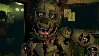 ALL JUMPSCARES  FNaF 3 Five Nights at Freddys 3 [upl. by Alleroif]