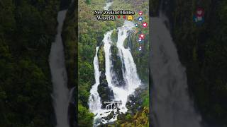 New Zealand Hidden Waterfall waterfall water fall mountains newzealand nature india shorts [upl. by Anavi751]