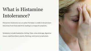 Alcohol and Histamine Intolerance [upl. by Priscella]