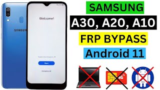 Samsung A30A20A10 FRP Bypass Without PC 2024 New Method Android 11 Remove Google Account Lock [upl. by Meli465]