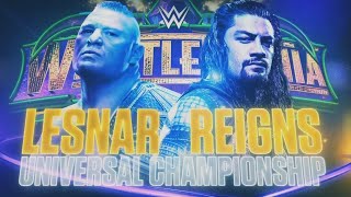 Story of Brock Lesnar vs Roman Reigns  Wrestlemania 34 [upl. by Nyar188]