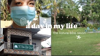 a day in my life at The Nature Bliss Resort 🍃 [upl. by Drof460]