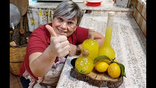 Limoncello fatto in casa con soli 5 🍋🍋🍋🍋🍋 limoni Bio [upl. by Adnoma]