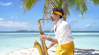 LAMBADA 💃🌴 Daniele Vitale Sax from MALDIVES Ayada Resort [upl. by Eneryt]