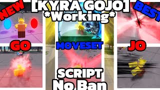 NEW WORKS🔴Roblox script tsb  KYRA gojo moveset script updated  hollow purple red maximum OP🔵🟣 [upl. by Mutz557]