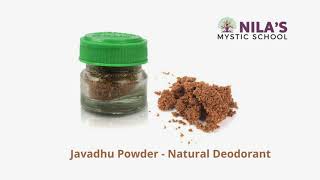 Javadhu Powder  Natural Deodorant  Nilas Mystic School [upl. by Brnaba]