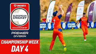 🔴 Dream11 ECC Premier 2024  Championship Week Day 4  18 Oct 2024  Live European Cricket [upl. by Kcirednek133]