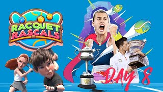 LIVE  Gauff Djokovic De Minaur  AO Racquet Rascals Day 8  Australian Open 2024 [upl. by Andrea16]