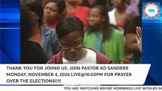 NSpire Mornings LIVE with KD Sanders Special Guest Pastor Patrick Johnson 103124 [upl. by Sidnak]