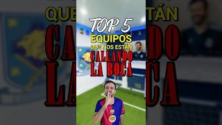 TOP 5 EQUIPOS QUE NOS ESTÁN CALLANDO LA BOCA 🤫🔝 [upl. by Harutek]