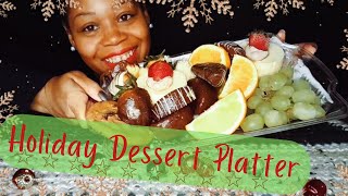 Edible Arrangements Dessert  Fruit Platter  ASMR Fruit Mukbang Eating Show  Ep 57 [upl. by Koziel124]