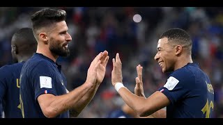 Coupe du monde 2022  Olivier Giroud et Hugo Lloris marquent lhistoire contre la Pologne [upl. by Hermie]