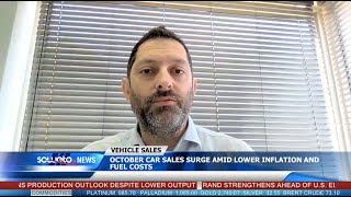 SOWETO TV NEWS  OCTOBER CAR SALES SURGE AMID LOWER INFLATION AND FUEL COSTS [upl. by Diskson]