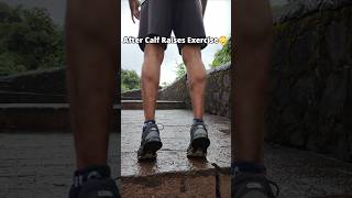 100 Calf Raises Exercise Result Before and After calf raises exercise result beforeandafter [upl. by Champagne]