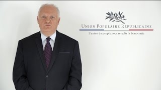 François Asselineau présente lUPR Union Populaire Républicaine [upl. by Eirrem664]