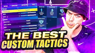 THE BEST FIFA 22 CUSTOM TACTICS EVER [upl. by Anayrb]