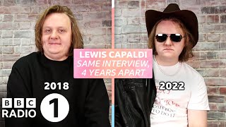 Lewis Capaldi Same Interview 4 Years Apart [upl. by Nahsab218]