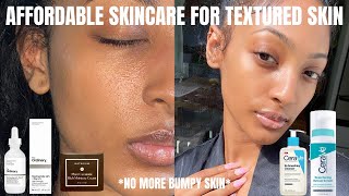 Affordable Skincare for Textured Skin How to get smooth skin  Black Girl Friendly Sunscreen [upl. by Postman]