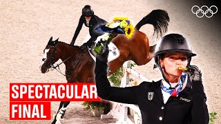 🐴 🇩🇪 Julia Krajewski takes Gold🥇 FULL Equestrian Eventing Jumping Individual Final  Tokyo Replays [upl. by Callean]