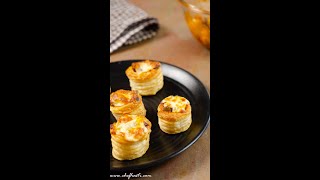 Vol Au Vents  Chef Hasti  shorts [upl. by Trebbor]