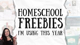 HOMESCHOOL FREEBIES IM USING THIS YEAR 20242025  FREEBIES FOR YOUR HOMESCHOOL [upl. by Edmund]