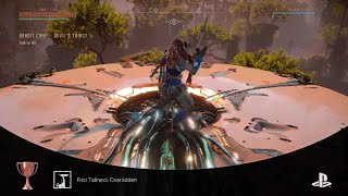 Horizon Zero Dawn Remastered First Tallneck Overridden Trophy PS5 [upl. by Haye]