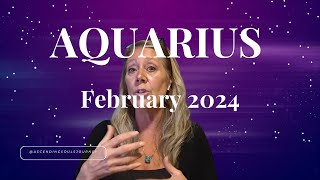 Aquarius  WOW Your Plan Worked  Prosperity February 2024 Guided Psychic Tarot General [upl. by Lolly]