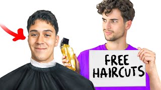 I Gave My Subscribers FREE Haircuts [upl. by Notsud]