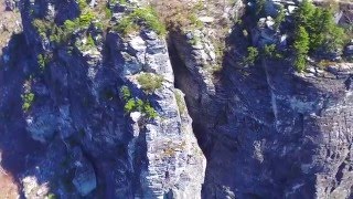 Amazing views from the Drone of Linville Gorge  Shortoff Mountain  Linville NC [upl. by Gilud]