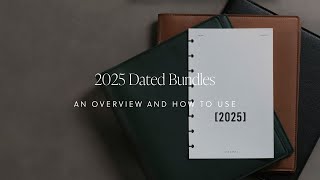 2025 Dated Bundles Planner Flip  Cloth amp Paper [upl. by Lirbaj]