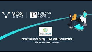 Powerhouse Energy Investor Webinar with QampA [upl. by Assenab]