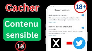 Comment désactiver le paramètre de contenu sensible X Twitter 2024 [upl. by Clough369]