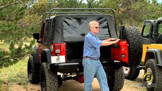 Bestop HighRock 4x4 Tire Carrier Review [upl. by Della867]