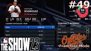 Baltimore Hands Out 30 Years Worth of Contracts  MLB The Show 23 Baltimore Orioles Franchise ep 49 [upl. by Novoj]