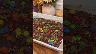 DIY Cosmic Brownies 🥰 thelazygirlskitchen recipe food cooking cookingshorts shorts chocolate [upl. by Clare]