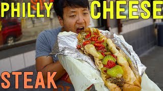 BEST CHEESESTEAK Sandwich in Philadelphia Philly Cheesesteak Tour [upl. by Patty]