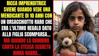 DONNA RICCA SVIENE QUANDO VEDE UNA BAMBINA DI 10 ANNI CON LULTIMO REGALO DI SUA FIGLIA MA QUANDO [upl. by Airamalegna]