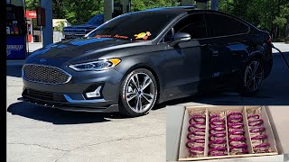 Vogtland Lowering Springs installed on a 2019 Fusion Titanium Plus mods checklist What you think [upl. by Martsen3]