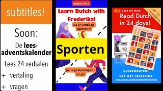 NT2 Sporten To Play Sports Nederlands Dutch Nederland Holland Inburgering Staatsexamen [upl. by Zechariah]