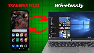 How To Transfer files from Android Phone to Windows PC  Wirelessly [upl. by Yordan]