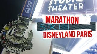 DISNEY RUN  MARATHON 5KM  DISNEYLAND PARIS [upl. by Llewellyn]