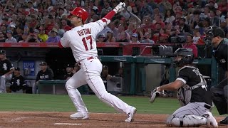 Shohei Ohtani has INCREDIBLE NIGHT Hits TWO MASSIVE homers and strikes out TEN batters 大谷翔平ハイライト [upl. by Hiroshi]