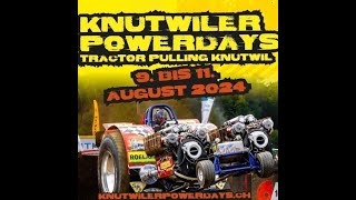 Tractor Pulling Knutwil 2024 live  Samstag Vormittag [upl. by Schnell]