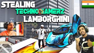 Stealing TECHNO GAMERZ Lamborghini  DESISTYLE  BrarTV [upl. by Nyllek]