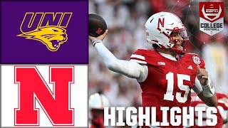 Northern Iowa Panthers vs Nebraska Cornhuskers  Full Game Highlights  ESPN College Football [upl. by Rexanne]