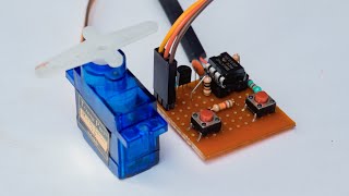 Servo motor controller using 555 IC  Servo tester  Servo controller without Arduino [upl. by Patty]