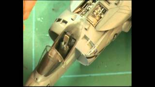 Trumpeter 132 AV8B Harrier Part 7 Classic [upl. by Arual]