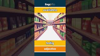 🇬🇧🇩🇰 available  ledig  vocabulary builder  learn English  Lad os lære engelsk [upl. by Attinahs]